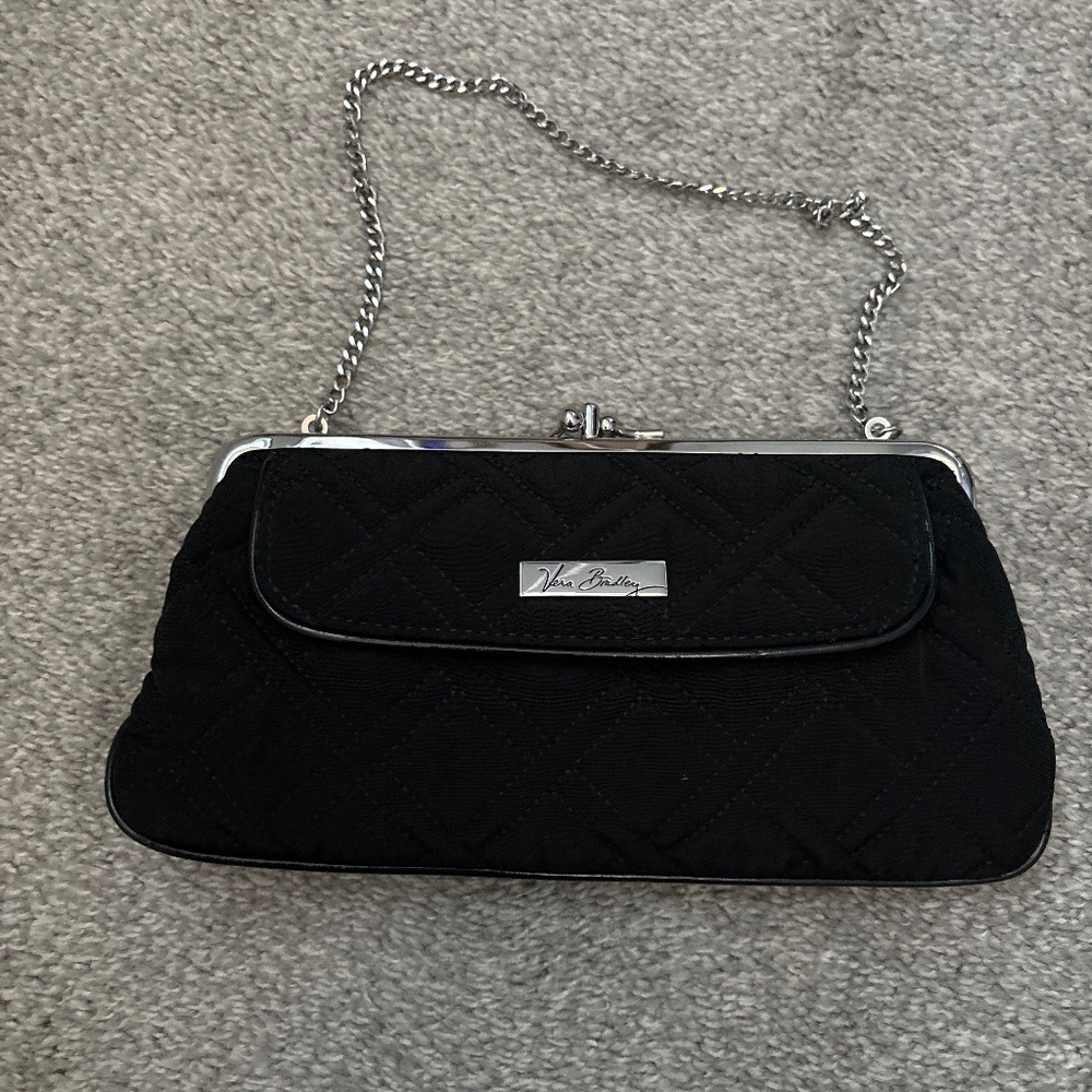 Vera Bradley Black clutch